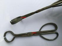 Hand Tongs Round Mouth Pincers Aluminum Ingots Nippers Nippers Nibler Iron Smith With Iron Pliers Glass Cupping Glass Holder With Object Clips