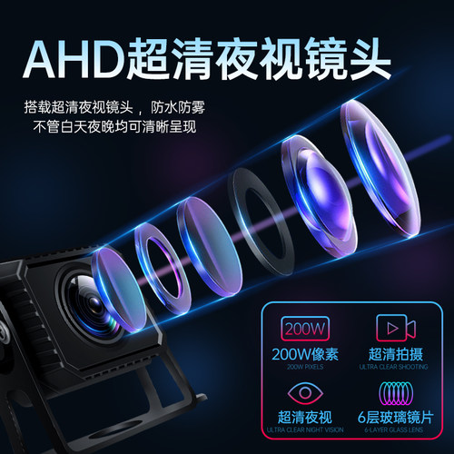 两路货车记录仪前后双镜头高清夜视监控12v24v倒车影像一体机通用 - 图3