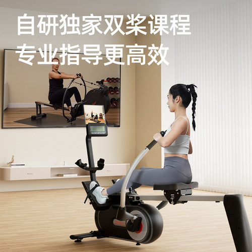 美国SUNNY双桨划船机健身器材家用室内减肥运动静音锻炼肩颈背 - 图1