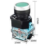 LA38-11BN Переключатель кнопки Нажатие самостоятельного перерыва/самозаполнения одного открытого и одного закрытого начала, чтобы остановить ход круговой точки