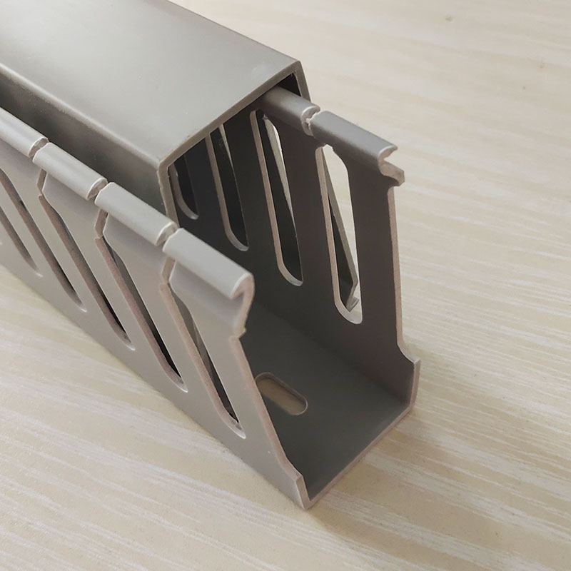 高品质灰色PVC线槽配电柜走线槽阻燃开口U型行线槽明装塑料线槽,淘宝优惠券,粉丝福利购,淘宝优惠卷