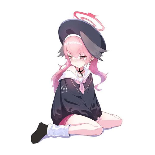 《蔚蓝档案》下江小春cos服 落肩水手服套装 - 图1