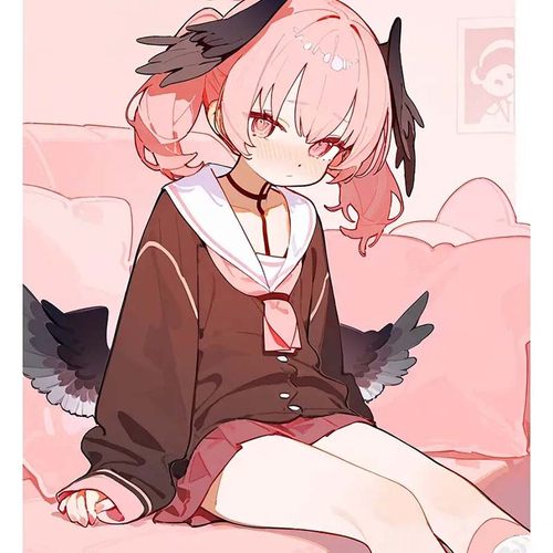 《蔚蓝档案》下江小春cos服 落肩水手服套装 - 图3