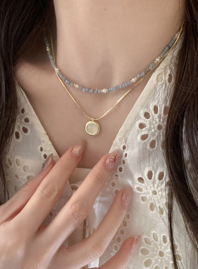 甄媛银饰纯银女简约项链