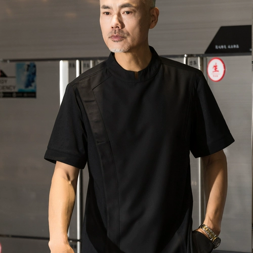 Высокая рабочая одежда шеф -повара Шорт -шеф -повар Главный административный шеф -повар Гонг Одежда