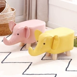 Маленький стул домашний детский карликовый стул творческий табурет животный табурет твердый лес