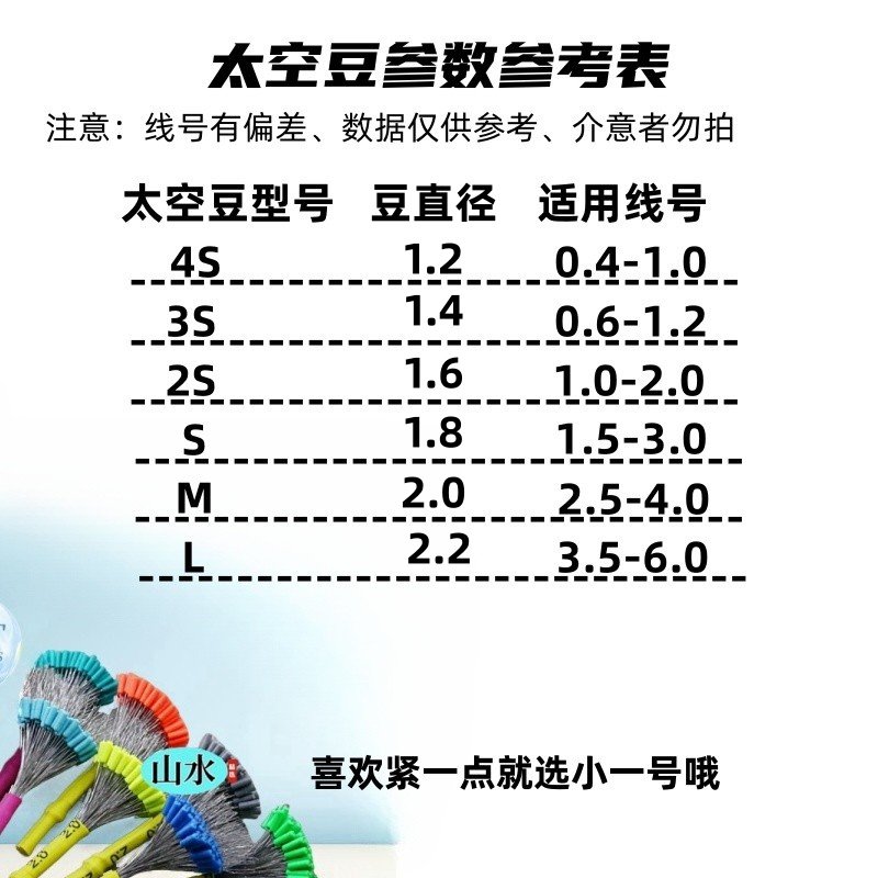 月光白色太空豆垂钓鱼用挡豆滑漂豆路滑黑坑座台钓浮漂定位豆 - 图0