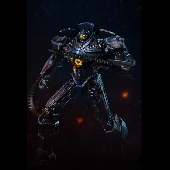 Pacific Rim movie version of Danger Wanderer Mecha