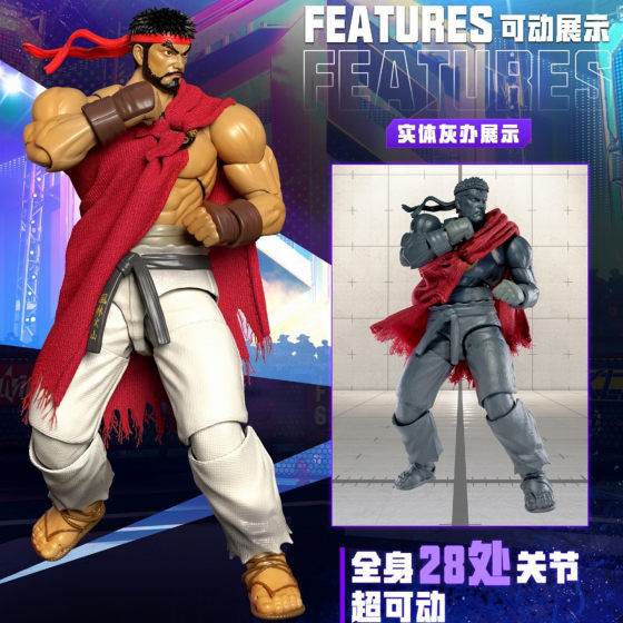 52TOYS Flashdance Street Fighter 6 Long 1/12 finished movable figure figure model