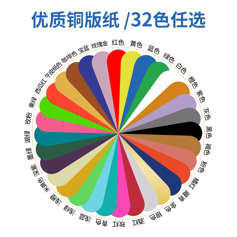 圆点贴纸彩色圆形不干胶标签打印纸防水尺码空白A4不干胶小靶贴正 - 图1