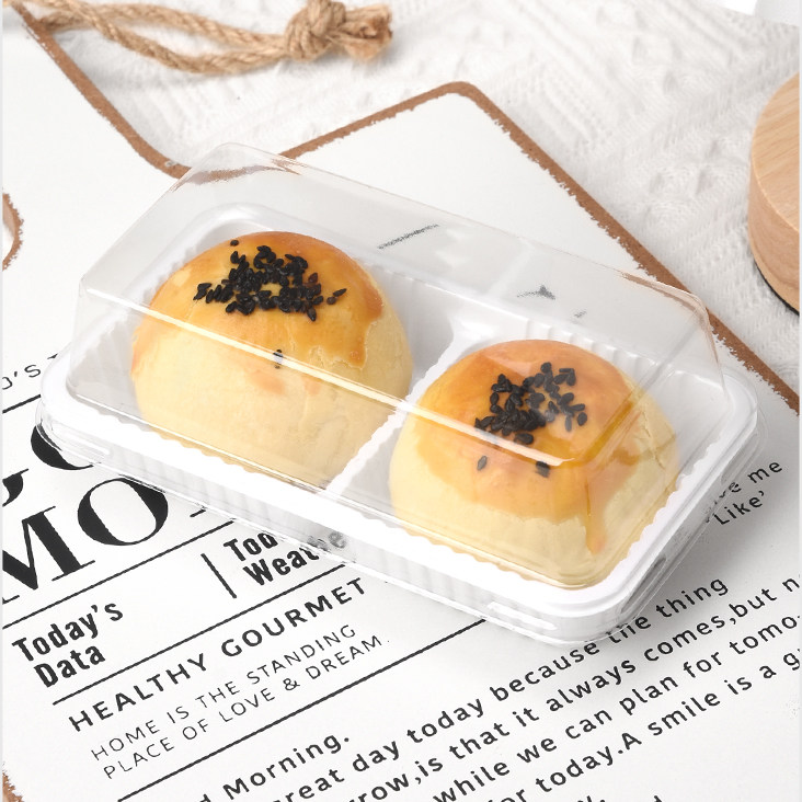 2粒装肉松小贝蛋黄酥月饼西点两格糕点肉松小贝泡芙雪媚娘包装盒,淘宝优惠券,粉丝福利购,淘宝优惠卷