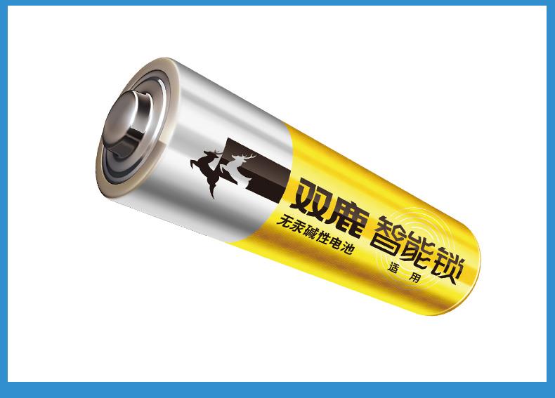 双鹿电子锁电池碱性5号LR6AA电池酒店指纹密码锁保险柜适用包邮-图2