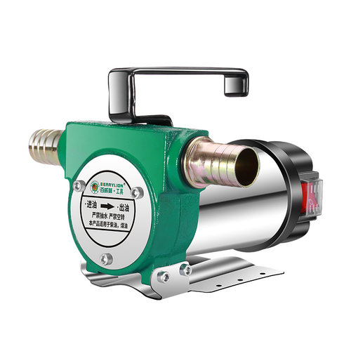 百威狮电动抽油泵小型12V24V220V伏柴油泵加油机抽油神器自吸泵 - 图3