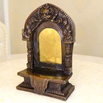 Dan Van Nepal Statue Base Red Copper Craft Pure Artisanal Buddha Bench Suitable To Put 5 Inch Statue High 27cm