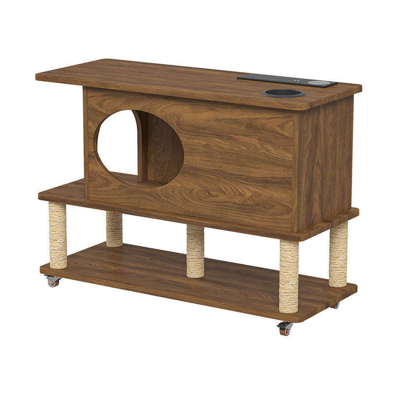 梅氏猫窝茶几小户型客厅家用沙发旁边柜可移动小推车人宠家具边几,淘宝优惠券,粉丝福利购,淘宝优惠卷