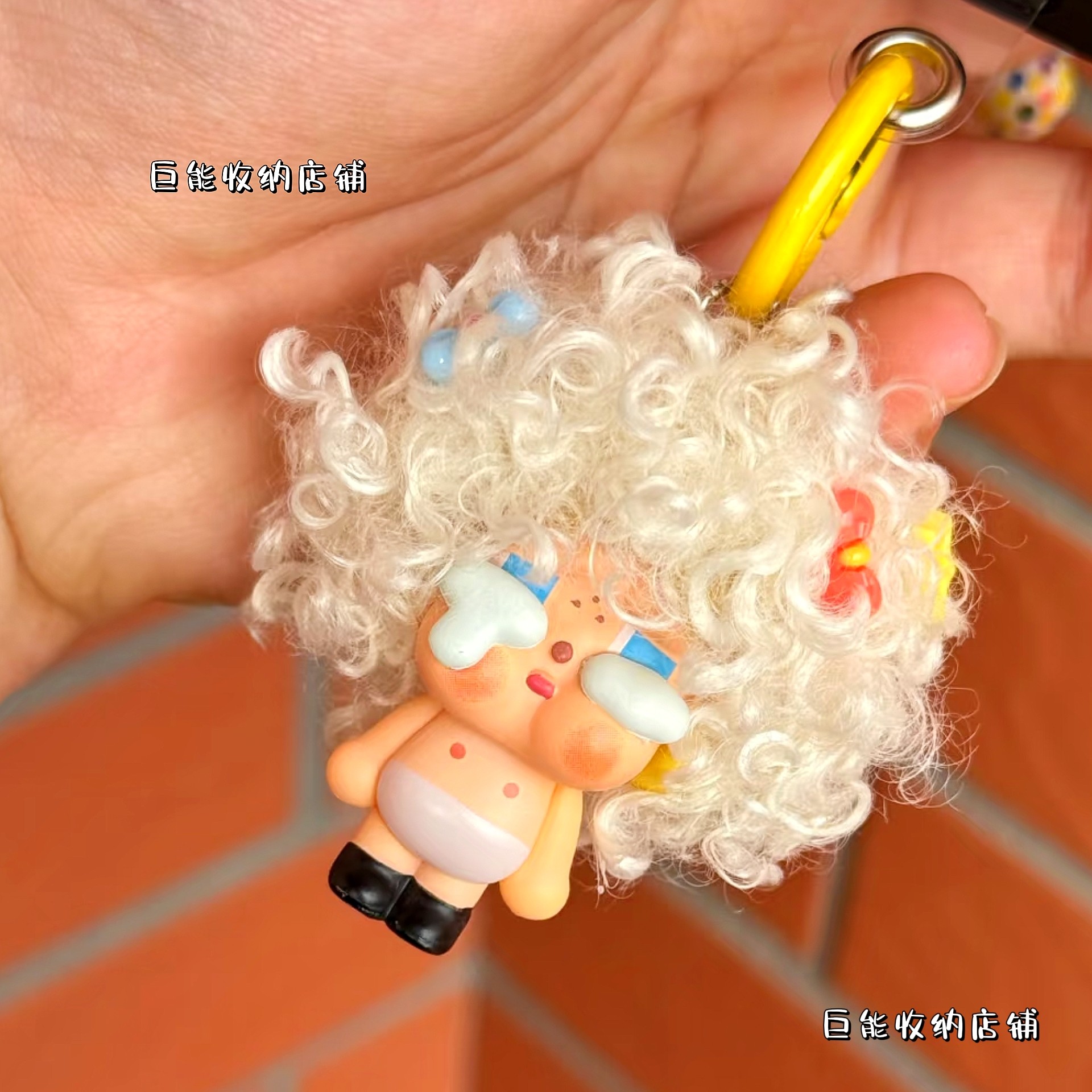 泡泡玛特crybaby哭娃萌粒爆炸头扭扭棒自制假发可爱盲盒装饰道具,淘宝优惠券,粉丝福利购,淘宝优惠卷