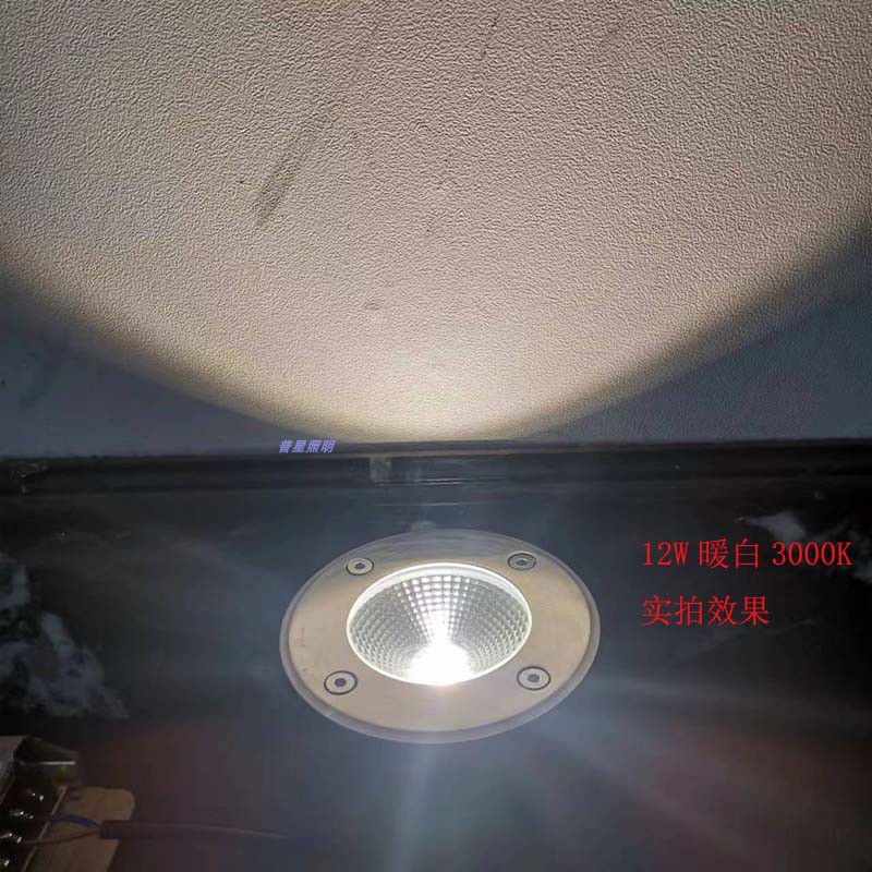 户外防水12V24V地埋灯COB射灯广场埋地灯公园景观装饰灯光低压LED - 图2