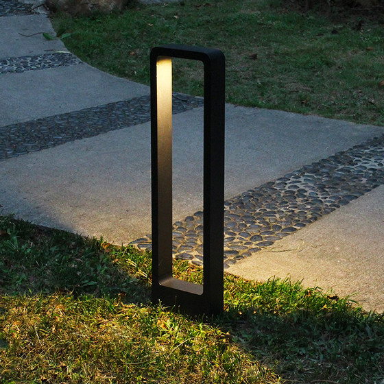 Solar simple modern style landscape outdoor lawn lamp