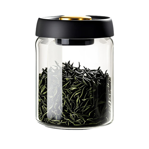 茶叶罐储存密封罐精品高档真空玻璃食品级装小号便携收纳防潮盒子 - 图3