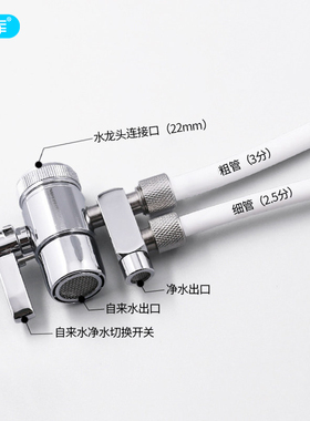 希库滤芯净水器龙头分流器
