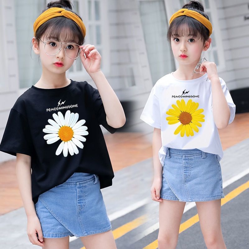 新款网红洋气亲子装一家三口四口纯棉夏装母女装 恤潮 T 小雏菊 2020 新款网红洋气亲子装一家三口四口纯棉夏装母女装 恤潮 T 小雏菊 2020