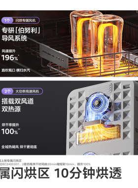 babycare分舱奶瓶紫外线消毒柜
