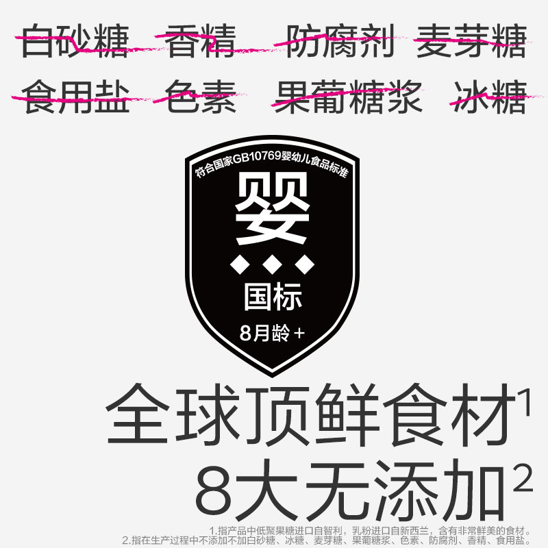 babycare小馒头光合星球宝宝零食儿童营养益生元无添干奶豆饼干