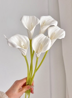 仿真EVA马蹄莲手感仿真花