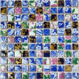 Синий и белый пруд с рыбами, бассейн, галька, керамическая мозаика, бассейн с горячими источниками, ванная комната, износостойкая противоскользящая плитка