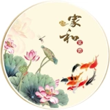 Cross -STITCH 2022 Новая линия, вышитая дом и богатая девять рыбная карта