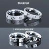 999 sterling silver sparkling presbyopia ring custom baby's breath couple ring sterling silver custom planet culture ring for women
