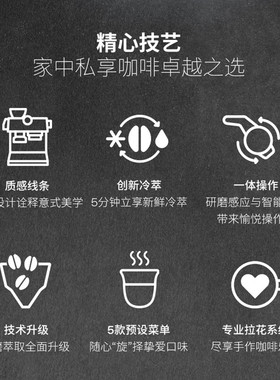 Delonghi/德龙 EC9555.M半自动研磨一体咖啡机冷萃意式现磨家商用
