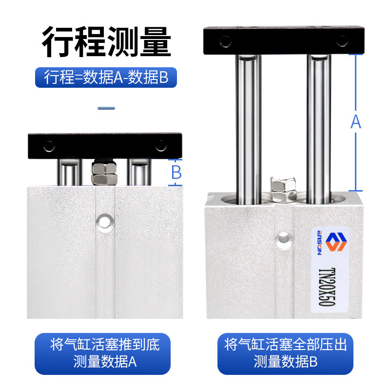 速发双轴气缸长行程加0型大推力T1X/20/25/2-200X长06400X500S - 图0
