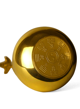 速发铜葫芦摆件护宅铜盖空心招财纯开开门门对口八卦镂空摆件