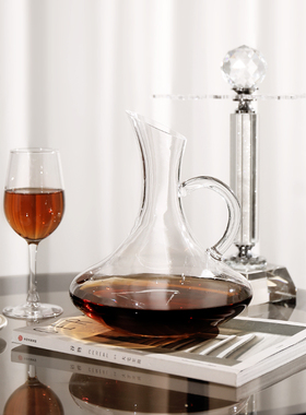 速发水高玻璃醒酒器酒柜晶饰品摆件家居装饰品红酒架轻奢装档客厅