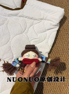 原创手工丑娃娃甜美丑萌鲨鱼夹