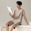 Modal men's vest pajamas set