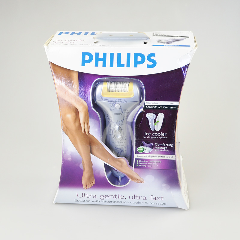 Philips/ 飞利浦脱毛器HP6517 敏感部位剃毛器冰敷器按摩功能女士