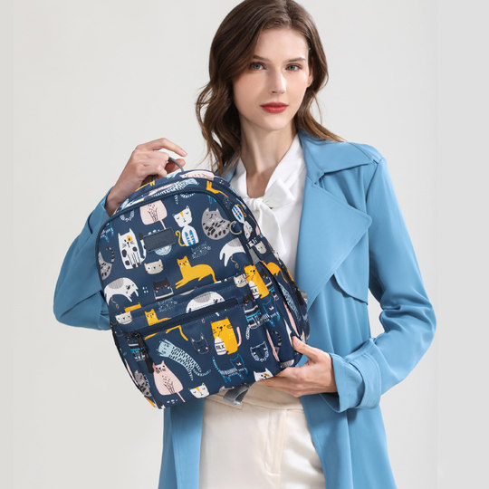 轻便双肩包女外出母婴包小号妈咪包大容量背包妈妈包亲子旅行书包