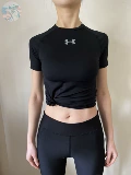 Under armour, быстросохнущая футболка для спортзала, (в наличии на складе), для бега, короткий рукав, в обтяжку