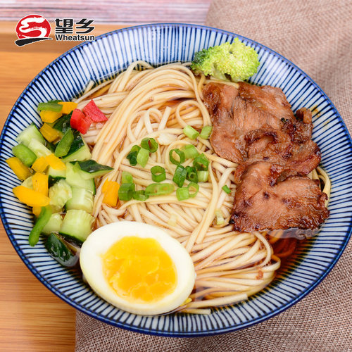 望乡鸡蛋挂面800g*3袋方便速食挂面鸡蛋面条山东面条批发包邮 - 图3