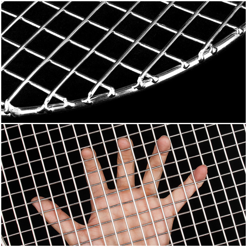 304不锈钢烧烤网圆形电陶炉烤肉炭碳炉围炉煮茶铁网格片锡纸锅网,淘宝优惠券,粉丝福利购,淘宝优惠卷