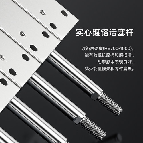 MD16X5X10X15X20X25X30X35X40X45X50-S小型多位置自由安装气缸 - 图1