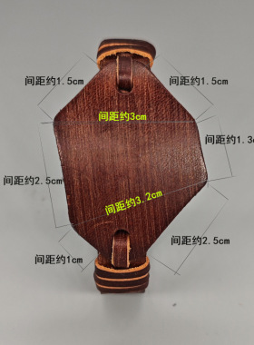 网红拉丝做旧复古编织男士手链欧美港风潮流小众森系手环时尚