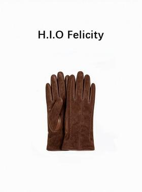H.I.O Felicity真皮羊皮手套女士冬季保暖可触屏骑行ST67327