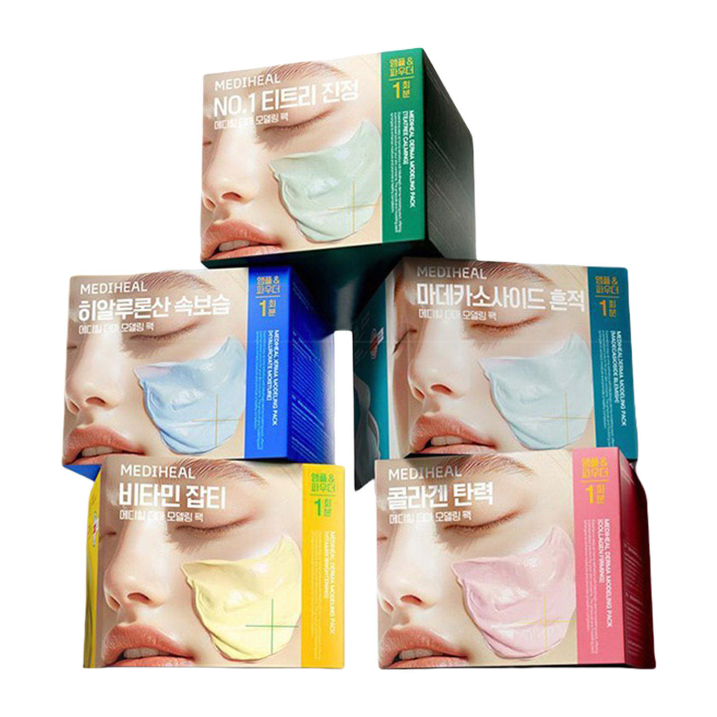 MEDDIHEAL美迪惠尔软膜套组茶树玻尿酸补水保湿舒缓胶原蛋白弹力,淘宝优惠券,粉丝福利购,淘宝优惠卷