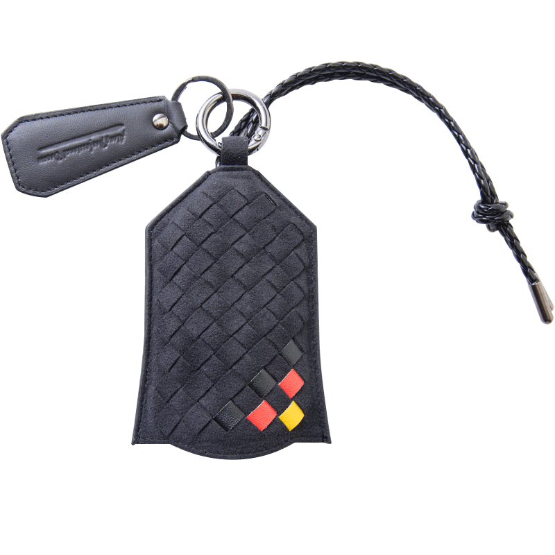 APD汽车钥匙包2023新款可爱男女式进口翻毛皮钥匙包