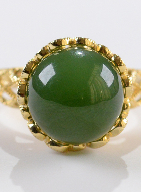 俄罗斯猫眼活口如意天然和田玉