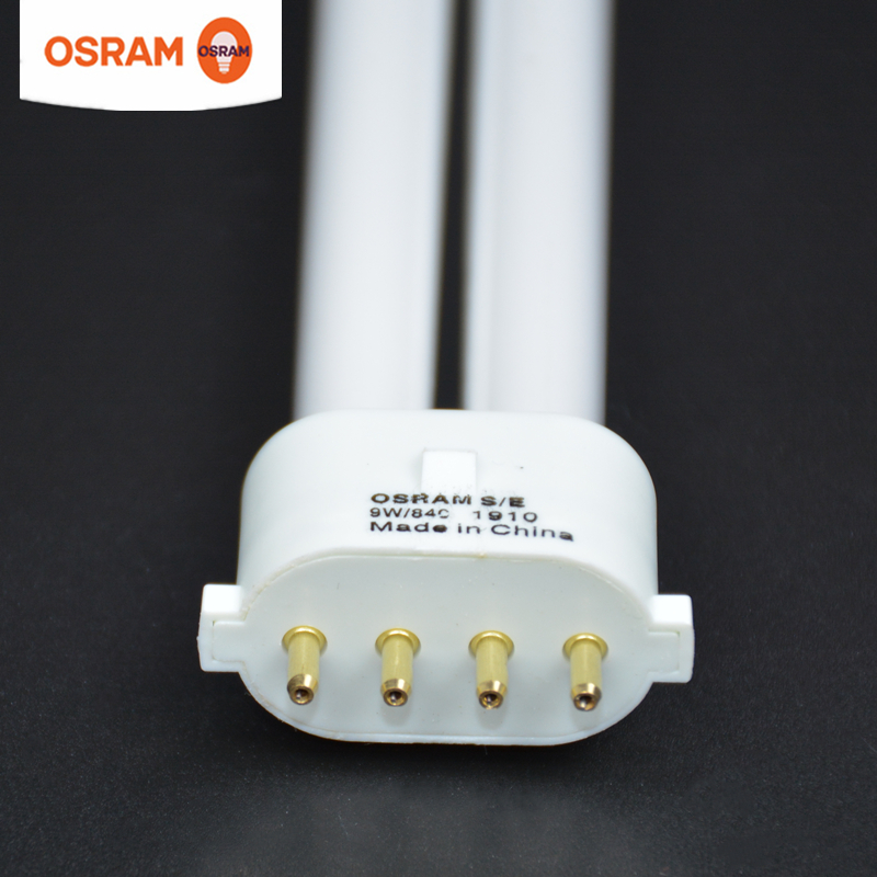 OSRAM/欧司朗DULUX S/E 9W/11W840 4针单U紧凑荧光灯/台灯插拔管 - 图2