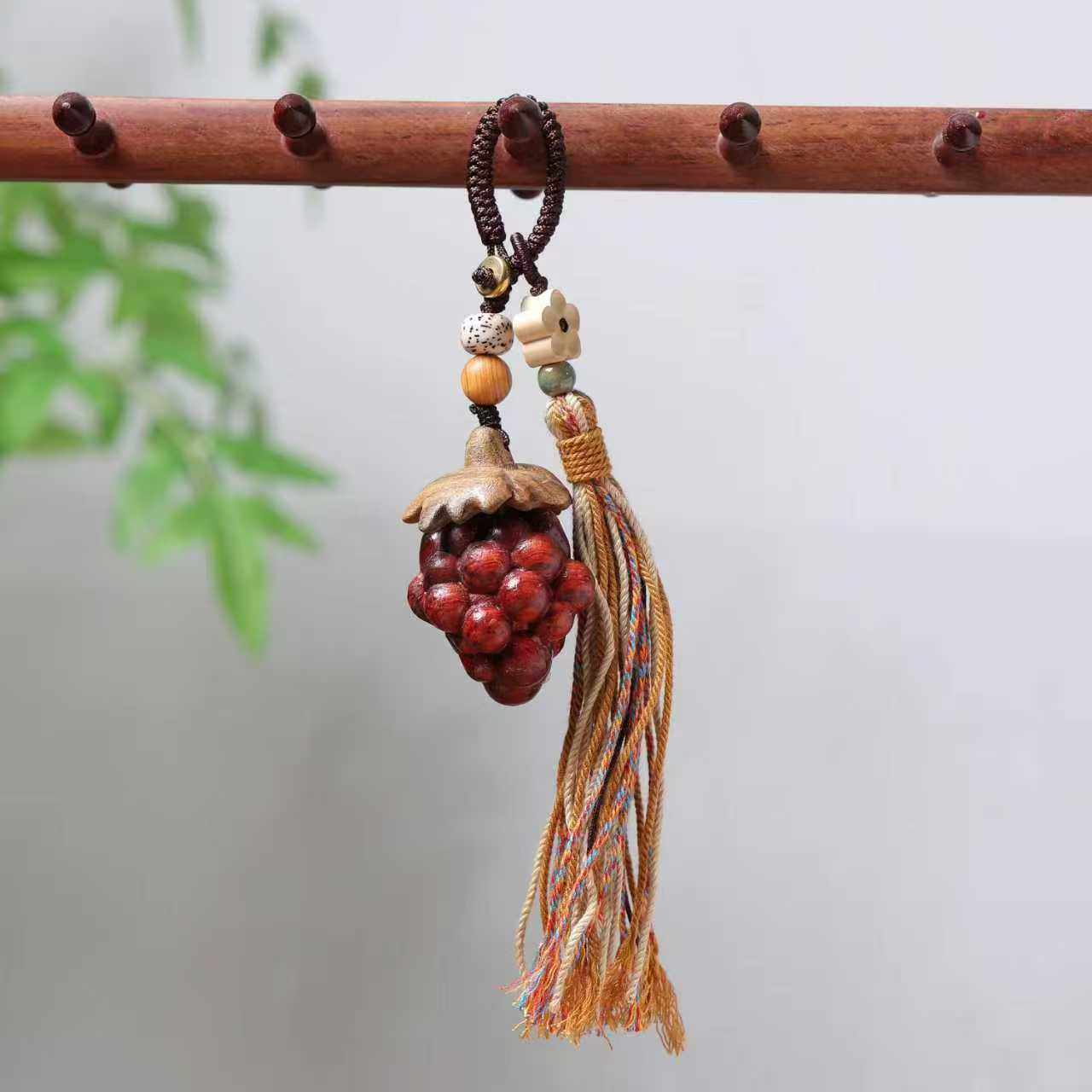 紫檀木苹果钥匙扣圣诞节平安夜木质创意仿真水果包包挂饰女生礼物,淘宝优惠券,粉丝福利购,淘宝优惠卷